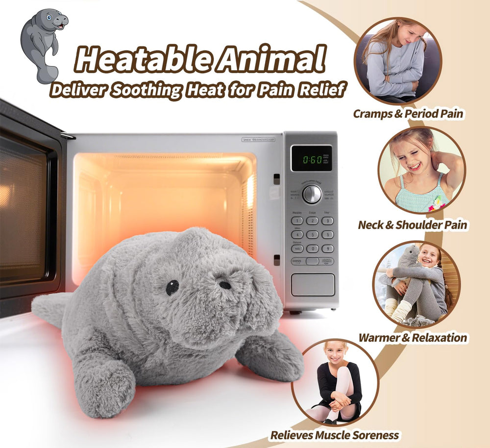 Cuckool manatee flaxseed heat provides lasting warmth.