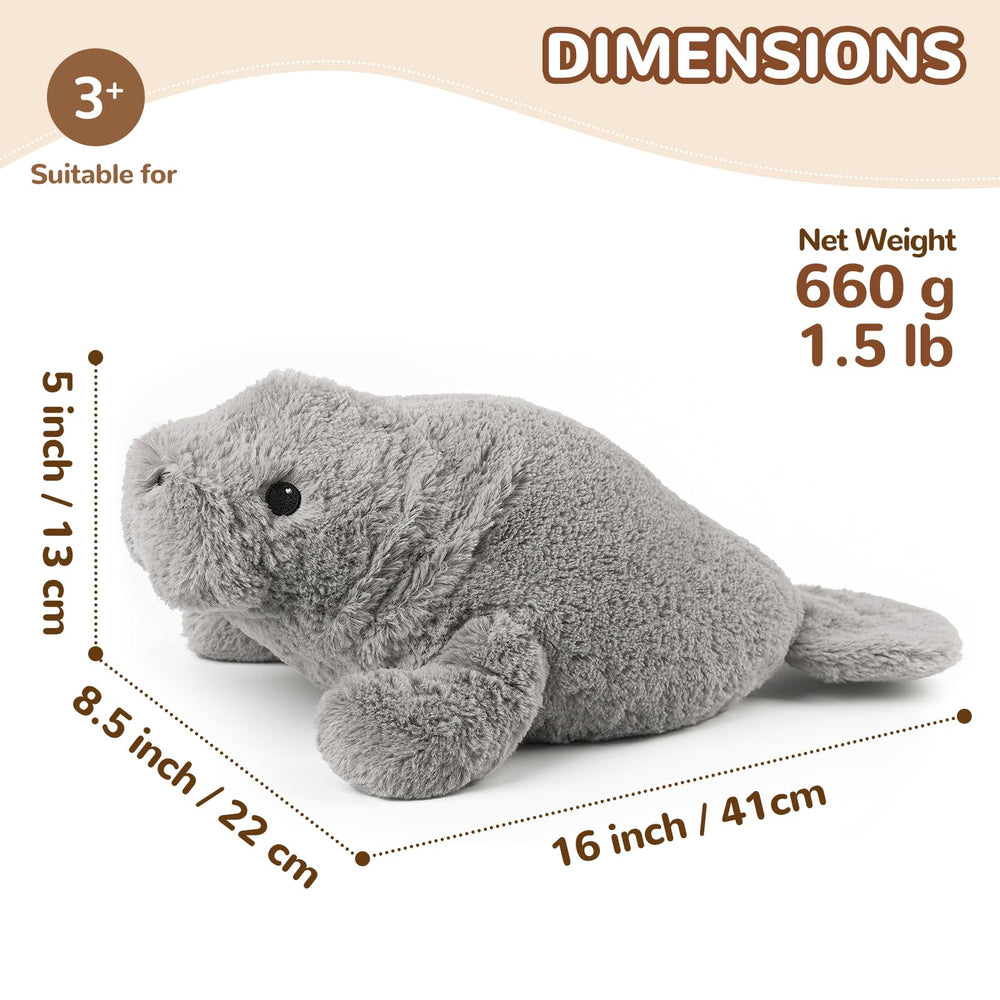 Cuckool manatee gift set with adoption certificate for a personal touch.