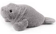 Cuckool manatee stuffed animal with lifelike appearance for comforting hugs.