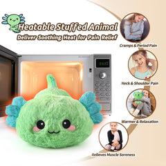 Cuckool Mint Axolotl plush lavender-scent promotes calm during playtime