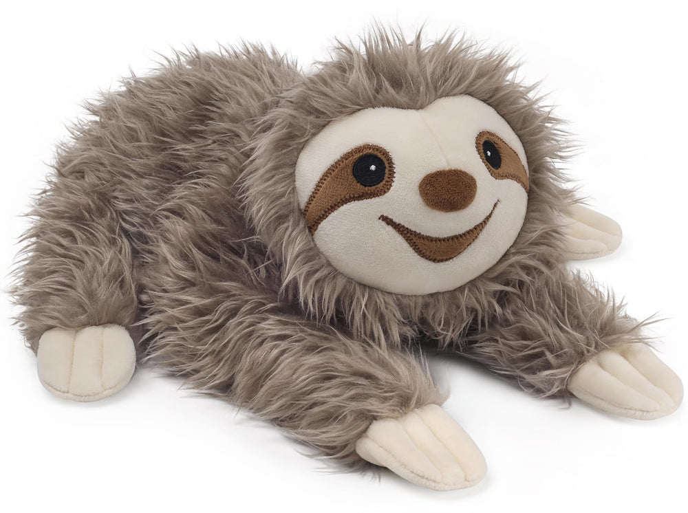 Cuckool sloth plush with soft shaggy fur for cozy snuggles