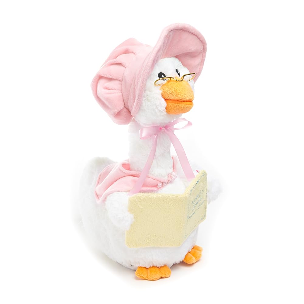 Cuddle Barn Mother Goose provides a comforting, motherly voice and twinkling music.