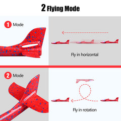 CUKU night flight with LED glow for captivating dusk play.