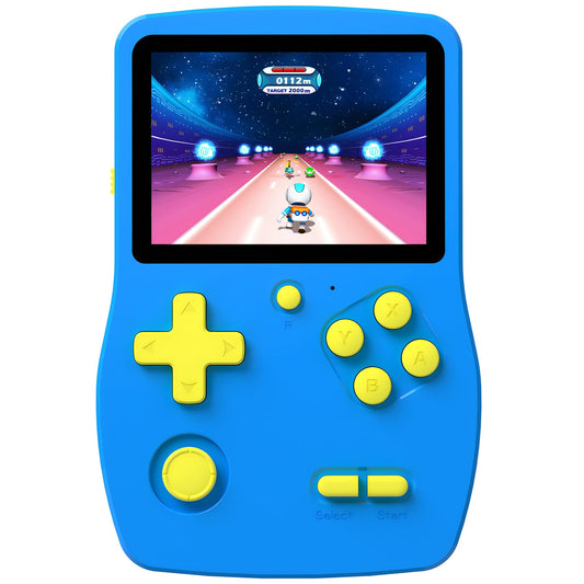 CULAGEiMi blue 32-bit handheld console with ergonomic design for comfortable kids' play