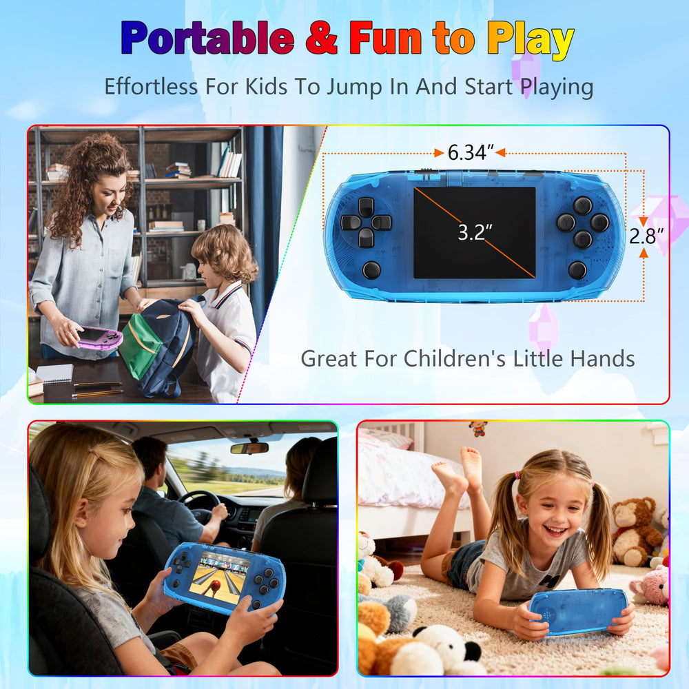 CULAGEiMi handheld console preloaded with 100 games for instant fun.