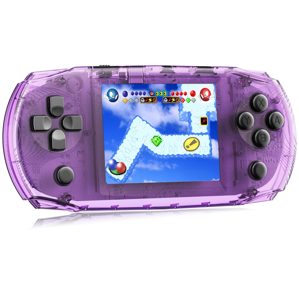 CULAGEiMi handheld console purple front view for portable retro gaming on the go