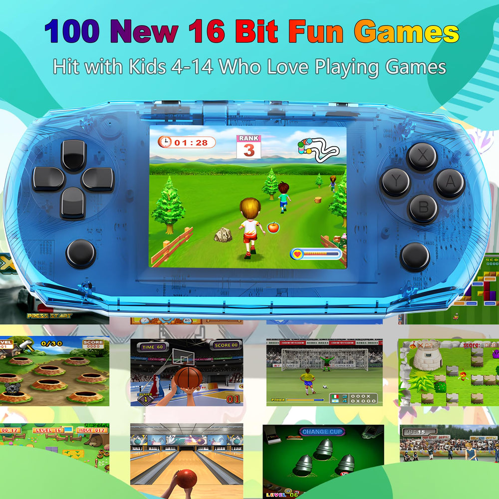 CULAGEiMi handheld console three-point-two-inch screen delivers clear visuals.