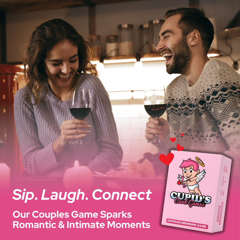 Cupid's Card Games random/wilds card in action during a lively moment.