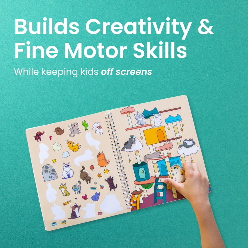Cupkin 300+ stickers offer versatile creative play.
