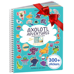 Cupkin Axolotl Sticker Book cover — bright art to spark travel-friendly play.