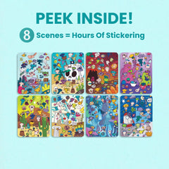 Cupkin Axolotl Sticker Book scene 4 — interactive adventures that boost fine motor play.