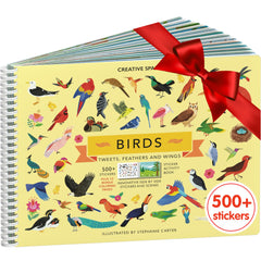 Cupkin Bird Sticker Book cover featuring bright art for curious young travelers.