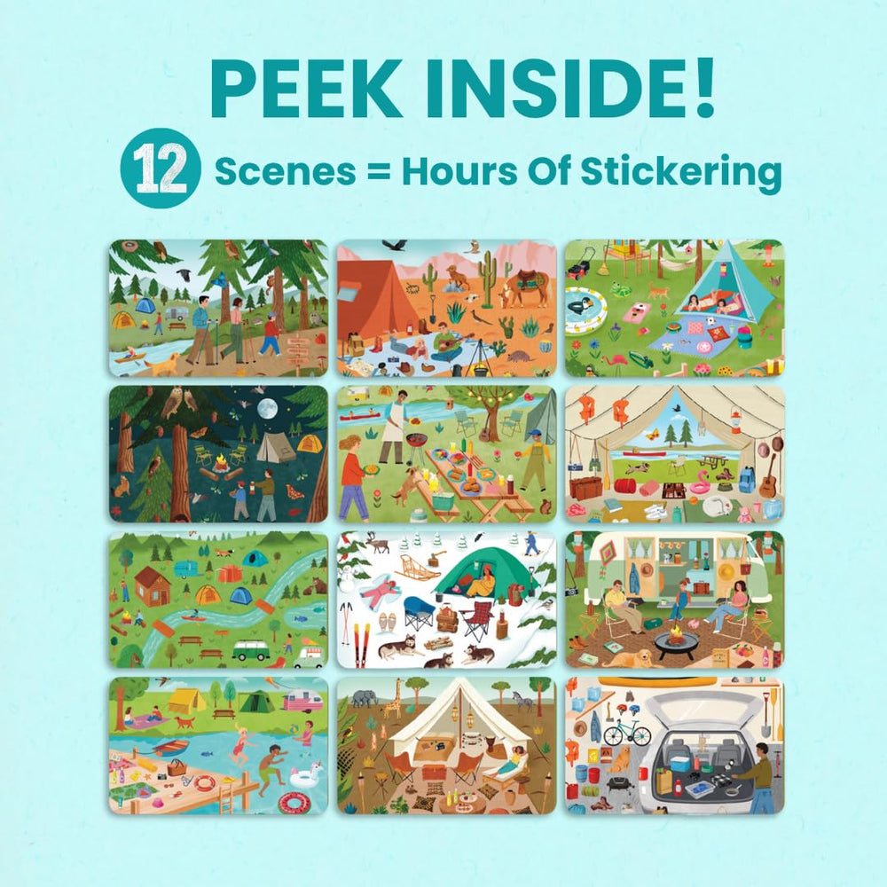 Cupkin stickers are easy to peel, boosting fine motor play.