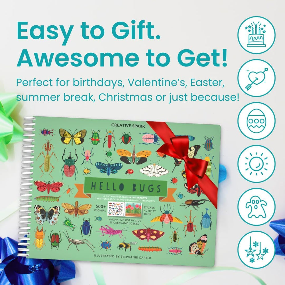 Cupkin Hello Bugs gift packaging makes a perfect birthday or holiday gift.