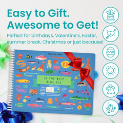 Cupkin Ocean Sticker Book promotes imaginative play during trips