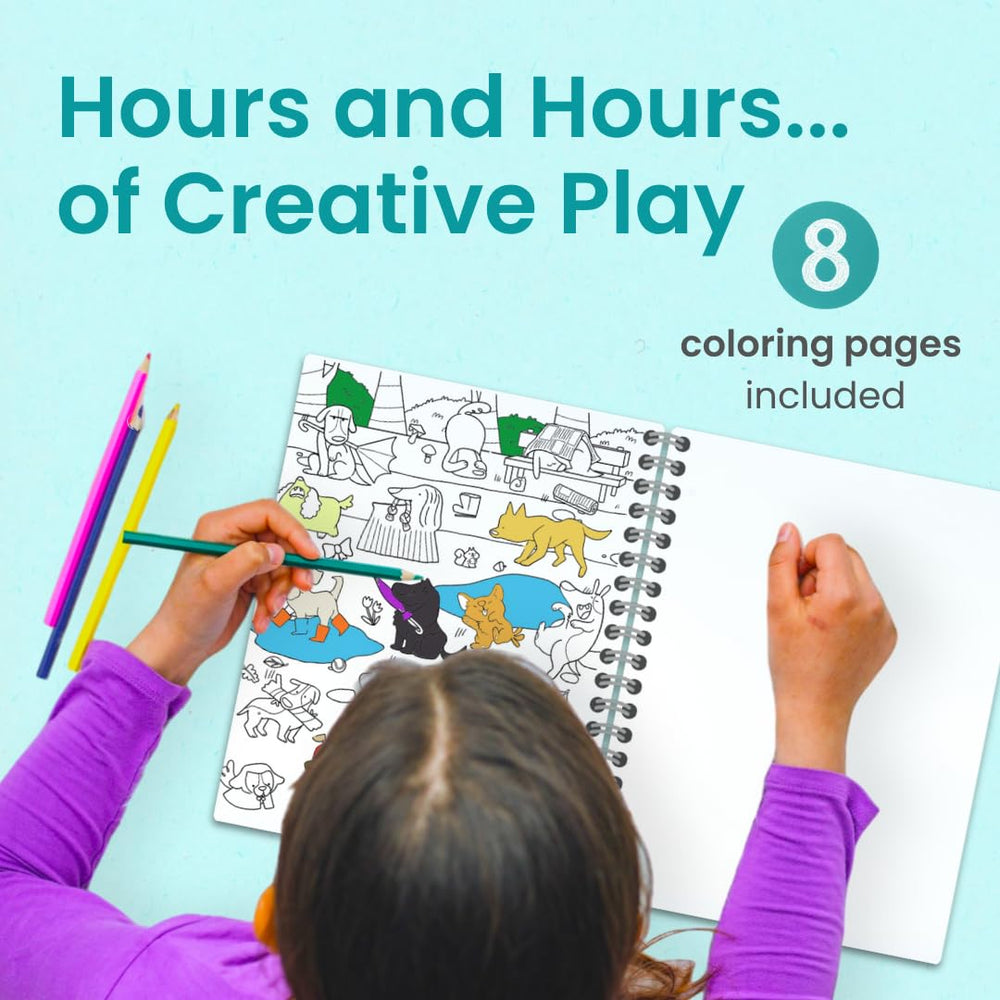 Cupkin Pawsome Day coloring pages invite color and storytelling.