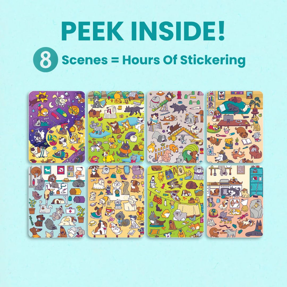 Cupkin Pawsome Day spiral binding for easy lay-flat crafting.