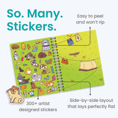 Cupkin Pawsome Day eight-scene spread invites screen-free play.