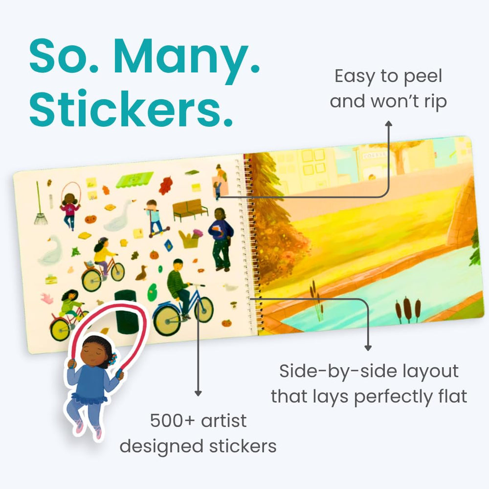 Cupkin 12 side-by-side scenes invite kids to create stories on the go.