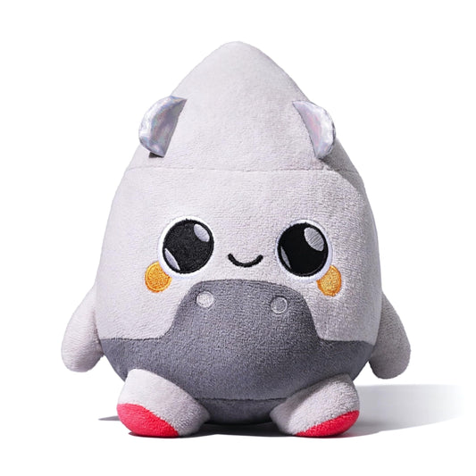 CURIO GROK interactive toy front view, compact design for screen-free play.