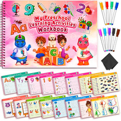 Curious 2 Learn hardcover workbook cover showcases durable, kid-friendly design for repeated use.