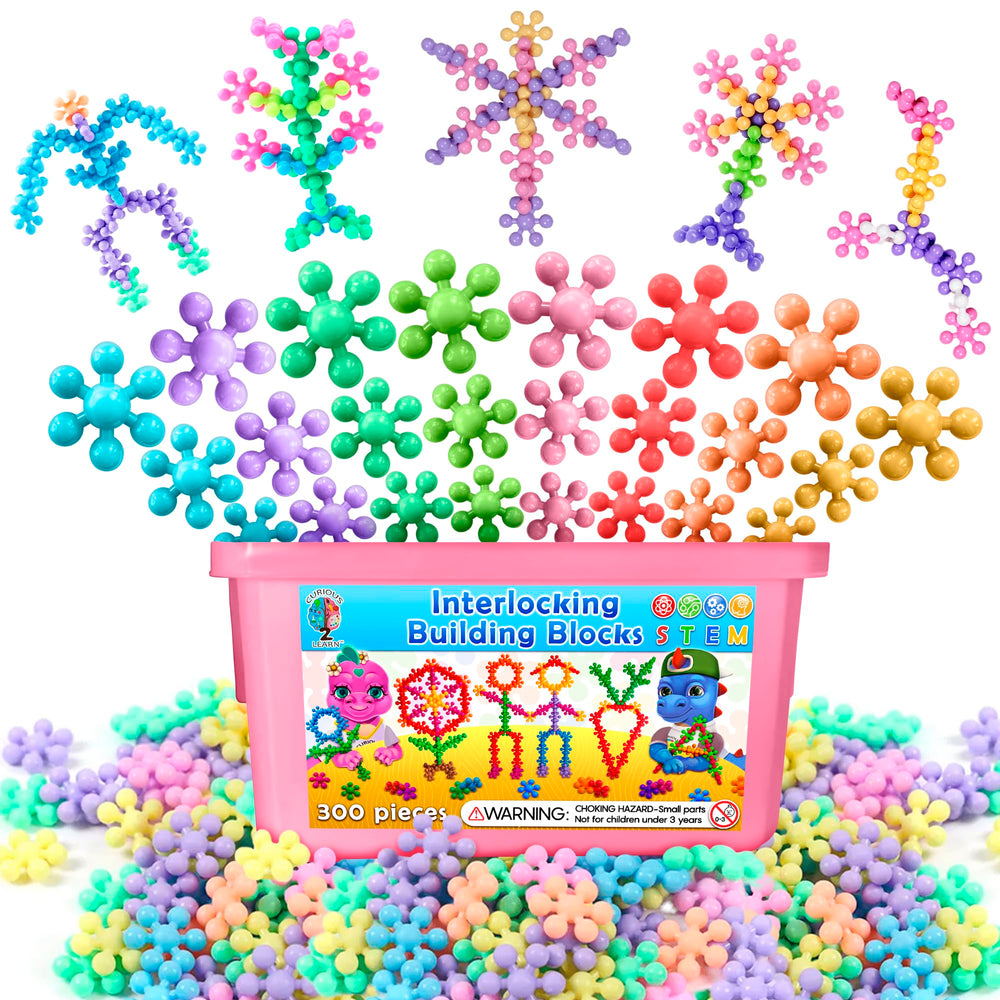 Curious 2 Learn pastel discs set for creative construction play