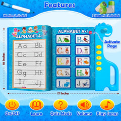 Curious 2 Learn built-in sounds and music capture your child's attention.