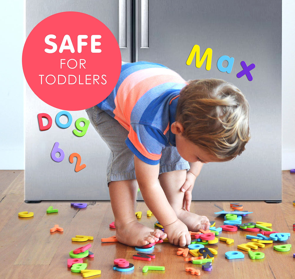 Curious Columbus durable soft-foam magnets are toddler-friendly for safe exploration.