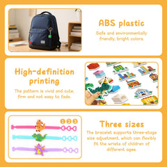 Custoduy adjustable wristbands fit kids across ages