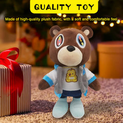 Cute Plush Bear bedside-shot adds a gentle presence to desks and nightstands.