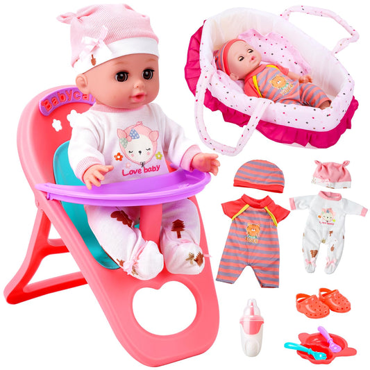 Cute Stone 12in baby doll — lifelike companion for imaginative nurturing play.