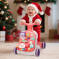 CUTE STONE Baby Walker activity panel promotes shape recognition and fine motor play
