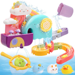 CUTE STONE bath toy set makes a playful gift for toddlers