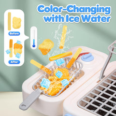 CUTE STONE sizzling sounds and lights enhance realistic cooking moments