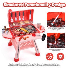 CUTE STONE BBQ sturdy four‑leg base ensures safe play