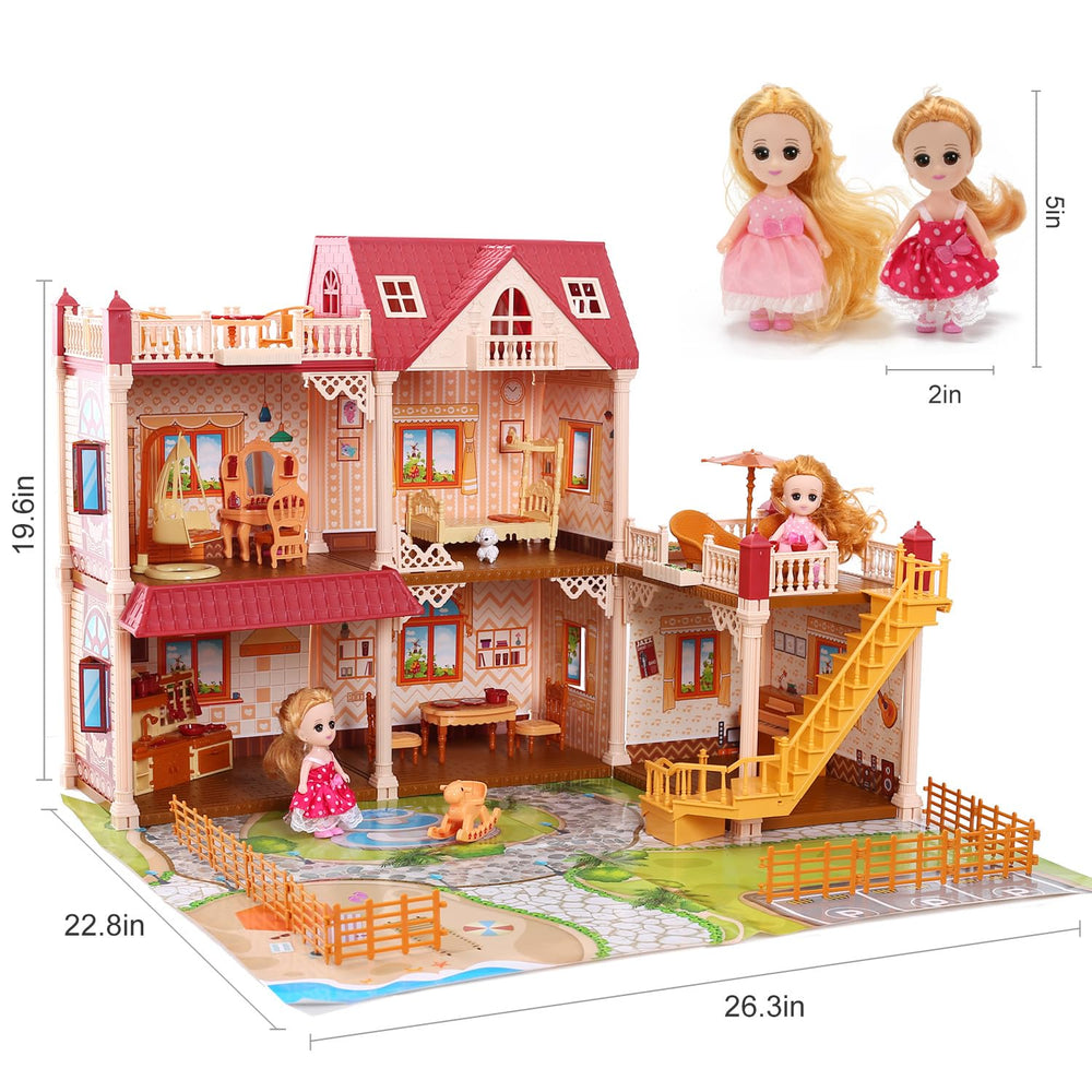 CUTE STONE Dollhouse DIY assembly process supports problem-solving and bonding.