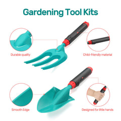 CUTE STONE double hoe makes weeding kid-friendly and efficient
