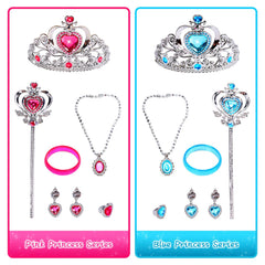 CUTE STONE tiara crowns pack for little princess pretend play and photo-worthy moments