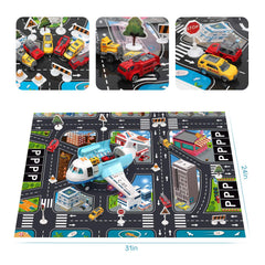 CUTE STONE complete set with vehicles and city map for role play