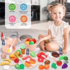 CUTE STONE plates and dishes promote sharing and role-play dining experiences.