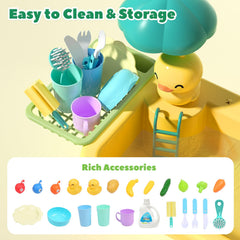 CUTE STONE waterproof faucet delivers smooth water flow in the sink.