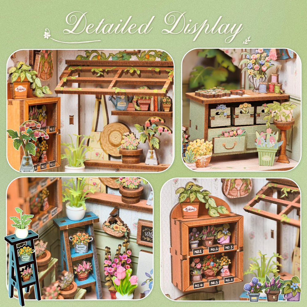 CUTEBEE Book Nook Kit desk decor that sparks conversation and admiration.