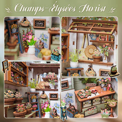 CUTEBEE Book Nook Kit DIY assembly guides support a satisfying build.