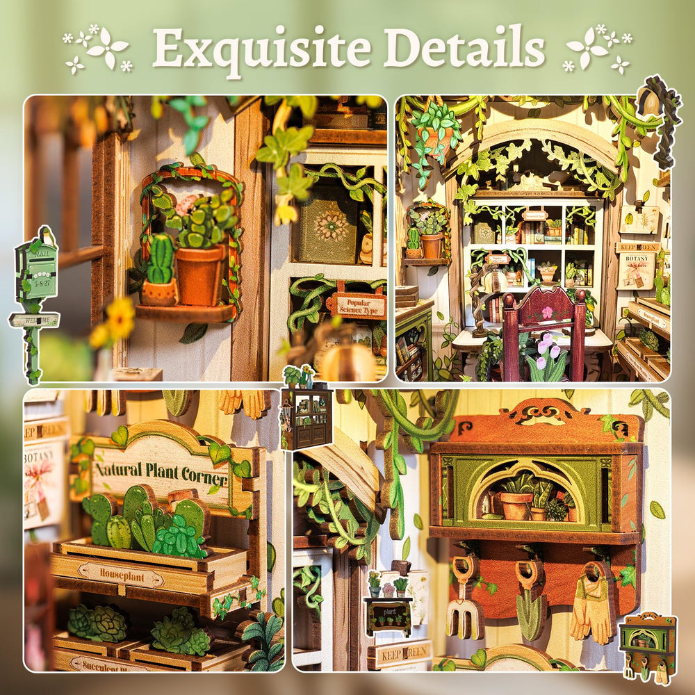 CUTEBEE Book Nook Kit family-friendly display ready for collaborative fun.