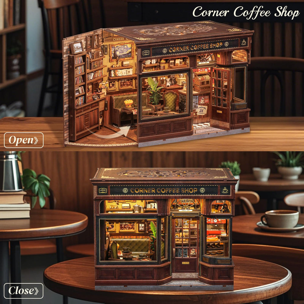 CUTEBEE Book Nook Kit London street detail, evoking heritage flavors and atmosphere.