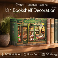 CUTEBEE Book Nook Kit miniature figures spark storytelling