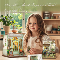 CUTEBEE Book Nook Kit shelf display adds refined visual interest to any room.