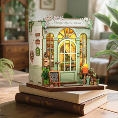 CUTEBEE Book Nook Kit small figures invite creative scene building.
