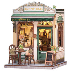 CUTEBEE Book Nook Sunny Cafe exterior invites cozy reading moments