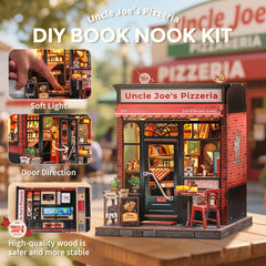 CUTEBEE Uncle Joe's Pizzeria shelves highlight tiny details ideal for gift-worthy décor